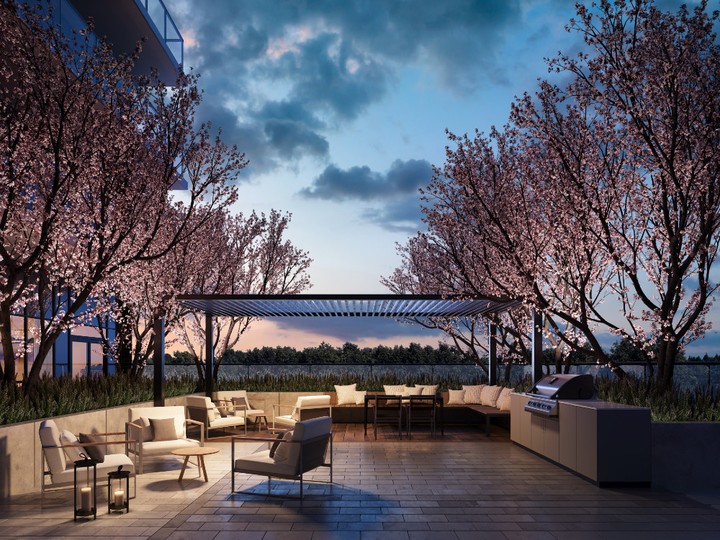  A shared terrace offers outdoor space where residents can gather.
