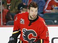 Chris Simon as a member of the Calgary Flames.