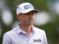 Mackenzie Hughes of Canada looks on during the final round of the Valspar Championship at Copperhead Course at Innisbrook Resort and Golf Club on March 24, 2024 in Palm Harbor, Fla.