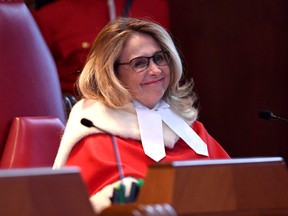Supreme Court of Canada Justice Sheilah Martin pictured in March, 2018.
