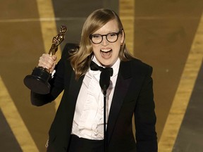 Film Director Sarah Polley, with Oscar.