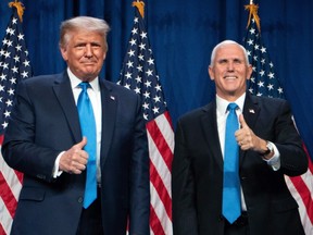 Donald Trump and Mike Pence.