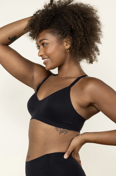 Sports bras should only be worn for “sports” and exercise activities. If  you love the comfort portion of a sports bra opt for a brale
