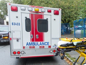 An ambulance in Vancouver.