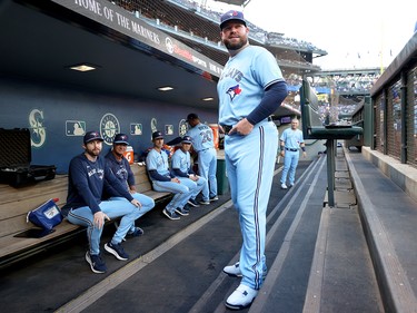 Blue Jays manager John Schneider, in the dugout before before a game against the Seattle Mariners on July 21, 2023.