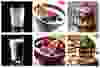 The top row shows authentic milk images, and the bottom row is AI-generated — both shown left to right in unprocessed, processed and ultra-processed variants