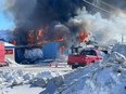 The building was the home of Nunatsiaq News, a newspaper that has been in operation since 1973 and is published every Friday.