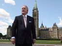 Former prime minister Brian Mulroney leaves Parliament Hill, June 6, 2012.
