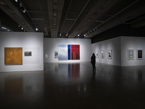 More than 400 Art Gallery of Ontario employees are on strike, after union members voted to reject the museum's latest contract offer. A visitor checks out an exhibit at the Art Gallery of Ontario in Toronto on Thursday, Dec. 2, 2021.THE CANADIAN PRESS/Chris Young