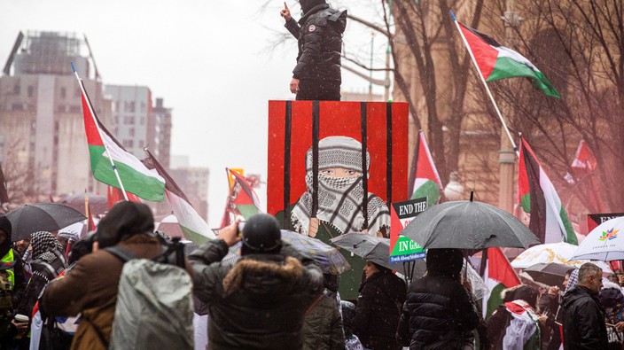 Anti-Israel hate marches holding the rest of hostage