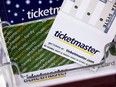 The Supreme Court of Canada has dismissed an appeal by Ticketmaster and Live Nation, which face class-action lawsuits in multiple provinces for allegedly profiting from third-party ticket reselling. Ticketmaster tickets and gift cards are shown at a box office in San Jose, Calif., on May 11, 2009.