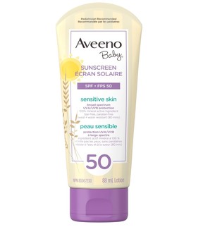 Aveeno Baby Mineral Sunscreen.