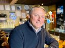 Dan Mathieson in the Boar's Head Pub at the Queen's Inn in Stratford, Ont., in February. The city's former mayor is one of the investors who recently bought the historic business.