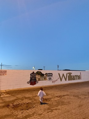 Exploring historic Williams, AZ.