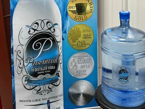 A "Saskatchewan Mickey" — produced by Saskatchewan's Radouga Distilleries — holds 18.9 litres of vodka.