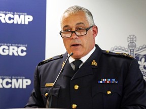 RCMP Commissioner Mike Duheme.