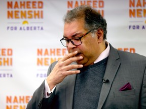 Former Calgary mayor Named Nenshi has thrown his hat into the NDP Leadership race in Calgary on Monday, March 11, 2024.