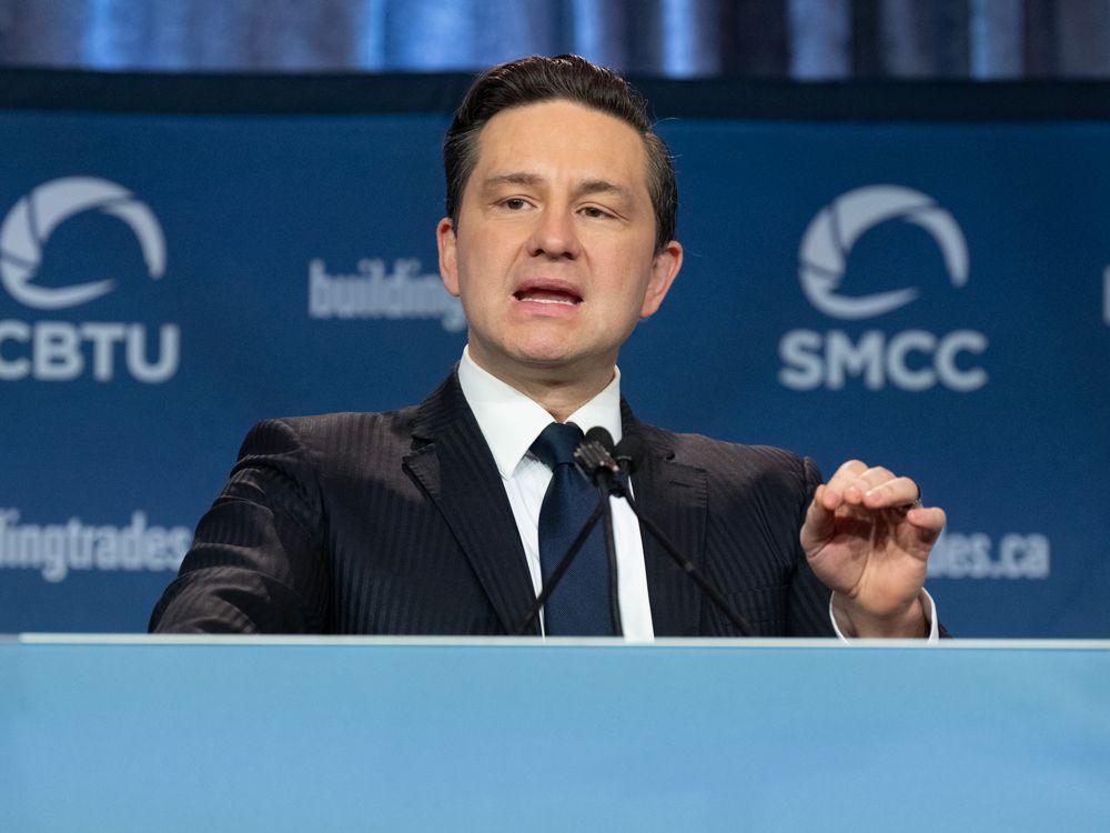 Poilievre slams 'Justinflation' in attempt to woo union tradespeople
during speech in Gatineau