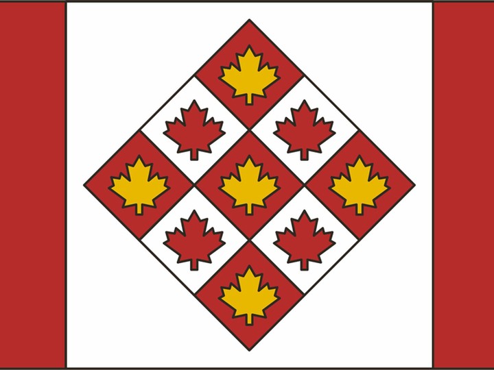 The Supreme Court of Canada flag.