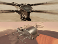 Dune and NASA helicopters