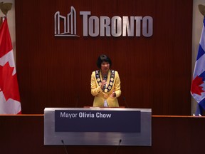 Toronto Mayor Olivia Chow