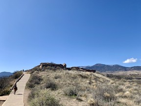 My two-year-old explores Tuzigoot National Monument, built in 1100 AD by the Sinaguan people.