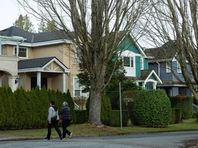 Homes in the West Point Grey neighborhood of Vancouver.