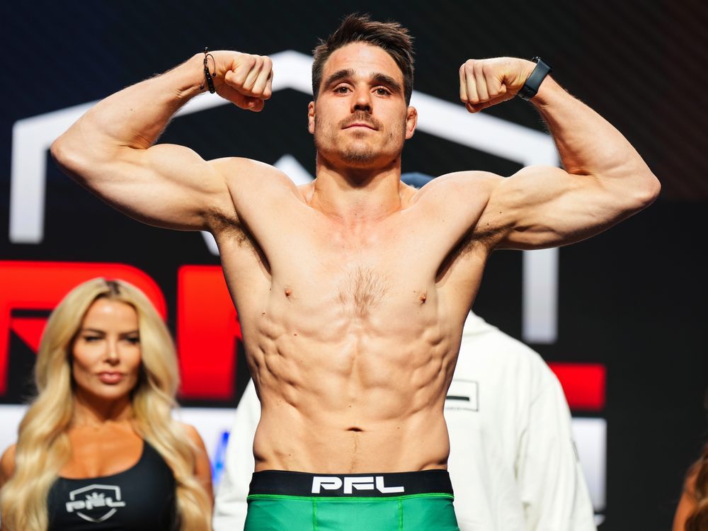 NextImg:Canadian lightweight Michael Dufort submits Denmark's Mads Burnell in PFL action