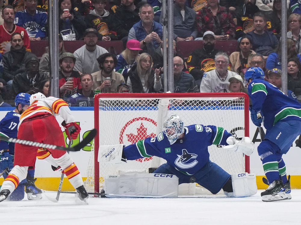 NextImg:Demko backstops Vancouver Canucks to 4-1 win over Calgary Flames