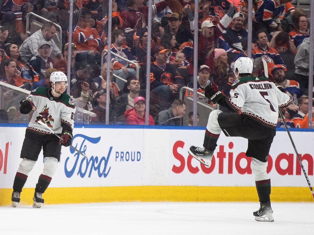 NextImg:Maccelli scores OT winner as Coyotes edge McDavid-less Oilers 3-2