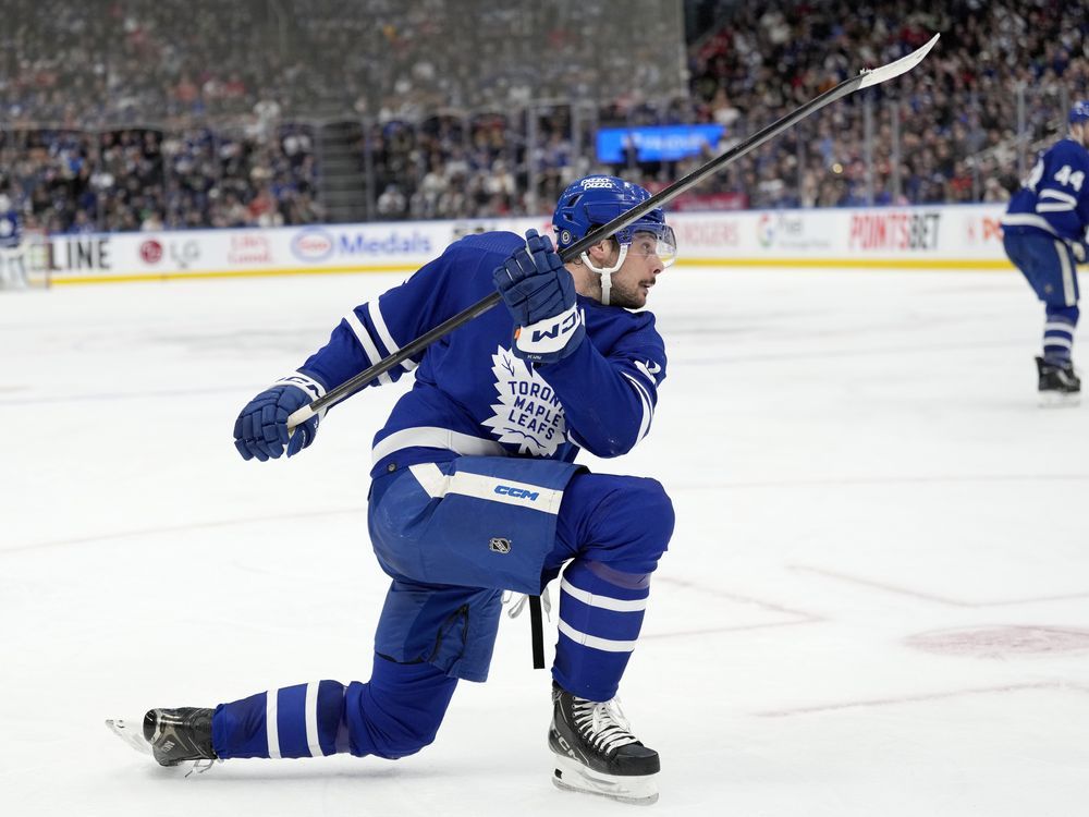 NextImg:Maple Leafs star Matthews soars towards rarefied air with 70-goal quest