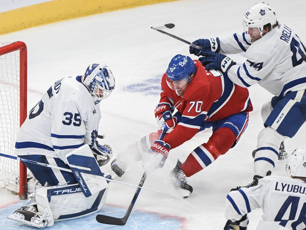 NextImg:Auston Matthews scores league-leading 64th goal in 4-2 Maple Leafs win over Canadiens