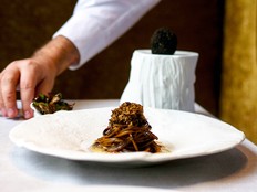 DaNico’s spagettoni al funghi locali e tartufo nero is the best the reviewers have tasted in Toronto.