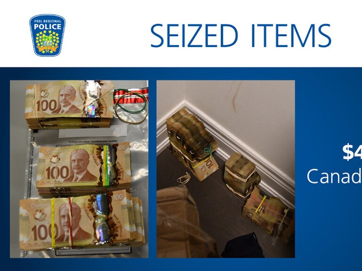  Police seized $430,000 in Canadian currency, believed to be some of the profit from the sale of the gold.