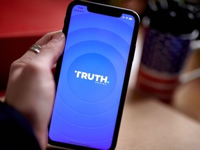 The Truth Social app