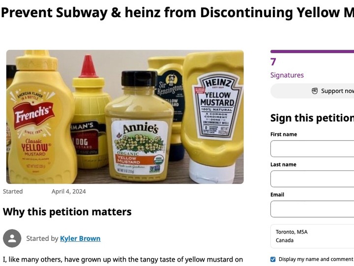  A screenshot of the petition as seen on change.org.