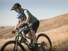 Kids Ride Shotgun 2.0 — the best investment for outdoorsy or athletic parents.
