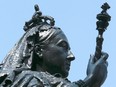 Statue of Queen Victoria who sits in front of Queens Park in Toronto, Ont. on Sun. May 19, 2013.