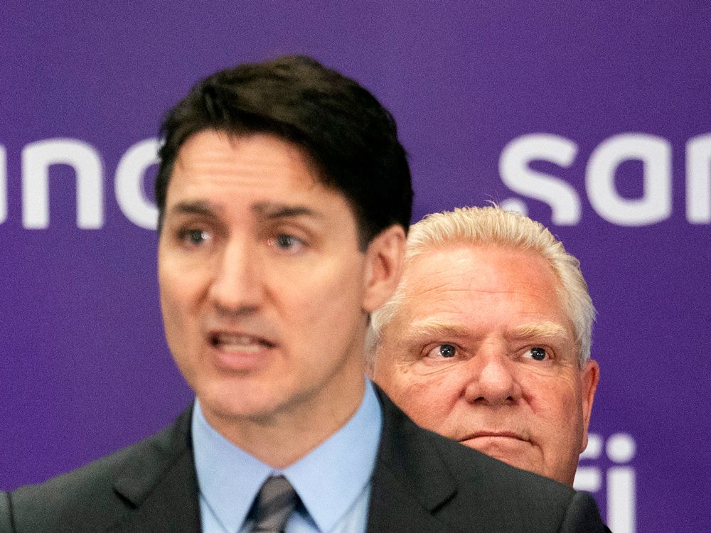 NextImg:Randall Denley: Running against Justin Trudeau is Doug Ford's best reason for an early-ish election