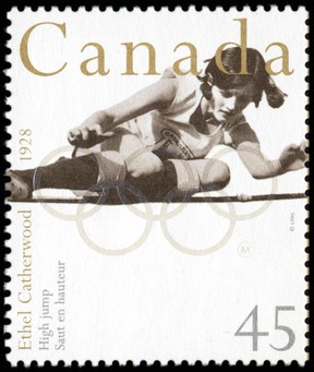 Ethel Catherwood stamp
