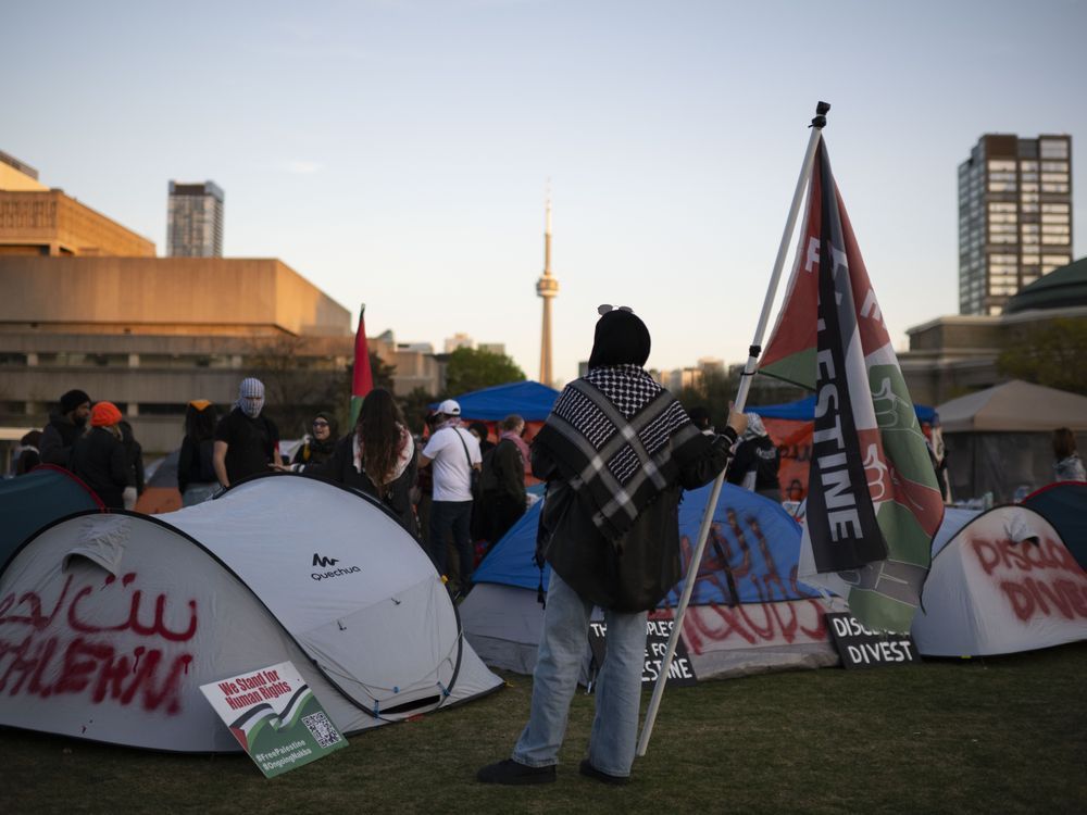 NextImg:In the news today: Students set up pro-Palestinian encampment at UofT