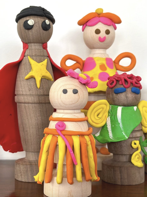 Claymates Family of Four