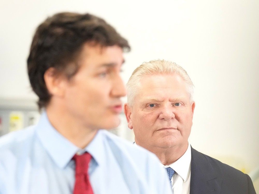 NextImg:'I've just had it up to here': Trudeau and Ford decry ‘vile and despicable’ antisemitic acts at Jewish schools