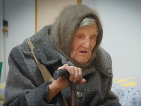 98-year-old Lidia Lomikovska