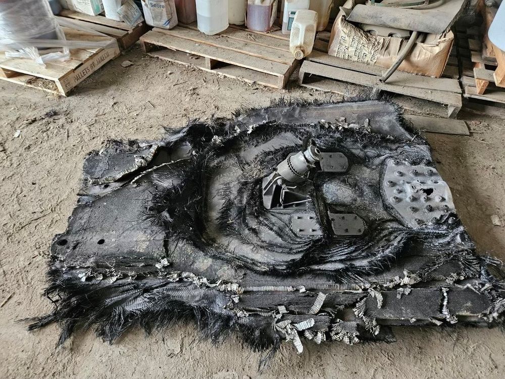 NextImg:'It came from the sky:' Saskatchewan farmer finds hunk of space junk in field