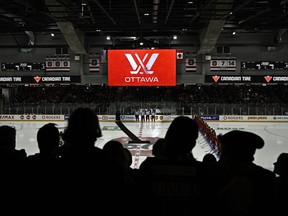 They may have fallen short of their goal but there's no denying Ottawa's first season in the Professional Women's Hockey League was a success. Fans look on before the start of a PWHL game between Ottawa and Montreal in Ottawa, Tuesday, Jan. 2, 2024.