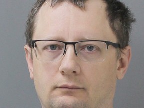 Richard Dyke, 47, is shown in this police handout photo. Mounties say at least 32 children between the ages of 18 months and 17 years old have been identified during an investigation of child sex assaults in multiple communities in southern Saskatchewan.
