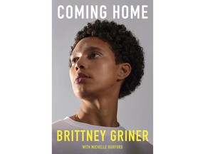 This cover image released by Knopf shows "Coming Home" by Brittney Griner, with Michelle Burford. (Knopf via AP)