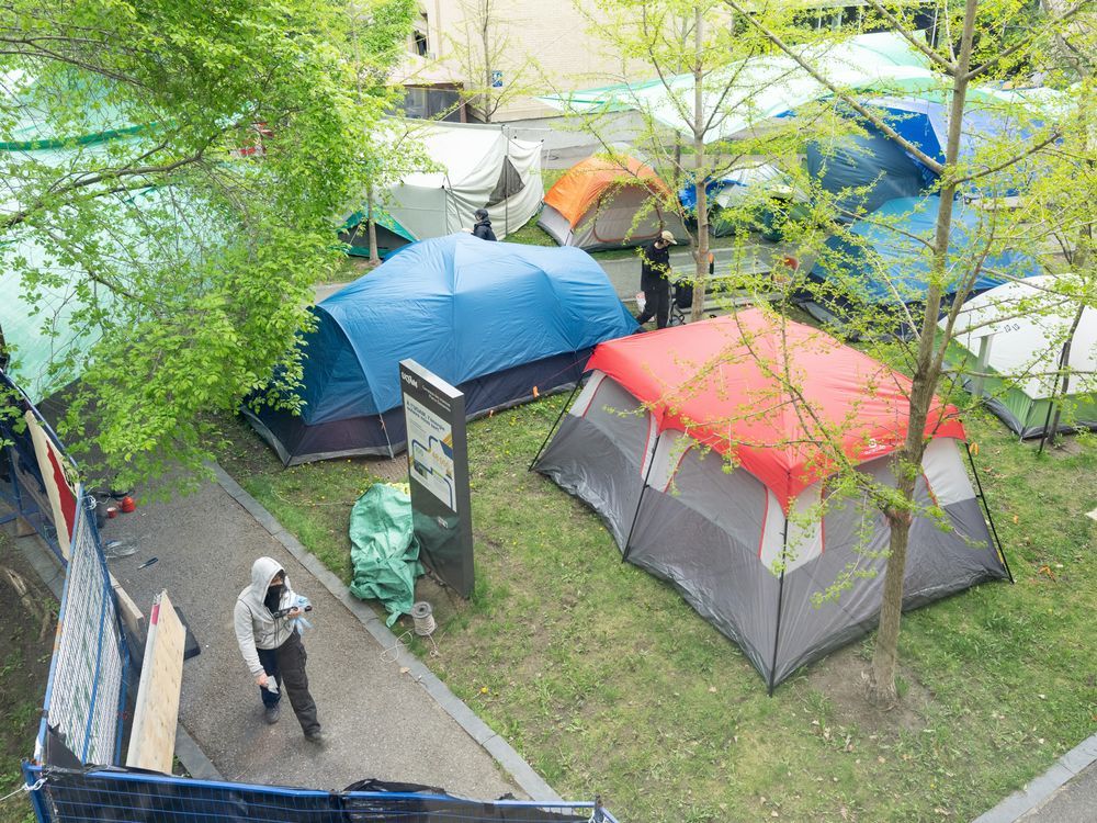 NextImg:Judge grants partial injunction against pro-Palestinian encampment at Montreal's UQAM