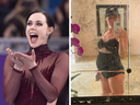 Ice dancer Tessa Virtue posted a photo showing off her baby bump on Instagram on May 28, 2024.